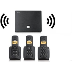 Resim Gigaset 3 Dahili Dect Telsiz Kablosuz Telefon Santrali 