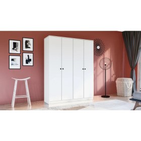 Resim Metalia Gm 052 4 Kapılı Düğme Kulplu Gardrop 