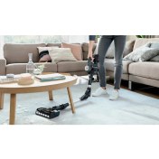 Resim Bosch Unlimited 7 (Çift Bataryalı) Premium Şarjlı Dik Süpürge, Hijyenik ve Kartuş Filtreli + Luciole Lambader 