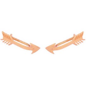 Resim Nusret Takı 925 Ayar Gümüş Minik Ok Earcuff Küpe 