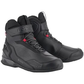 Resim Alpinestars Austral Gore-Tex Korumalı Motosiklet Botu Siyah Koyu Gri 