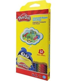 Resim Play-doh Oluklu Kuruboya 12'li 