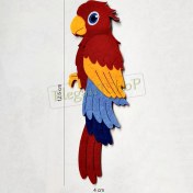 Resim Elegantshop Papağan - Keçe Arma, Yama, Aplike, Patch 