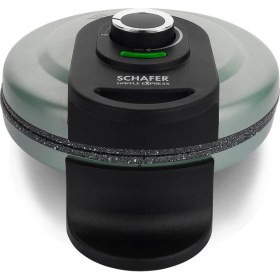 Resim Yeşil Renkli Pratik Waffle Makinesi, Lezzetli Atıştırmalıklar Için Ideal 