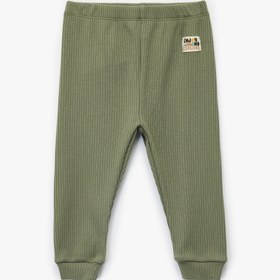 Resim Erkek Bebek Ribanalı Beli Lastikli Basic Jogger Eşofman Altı 