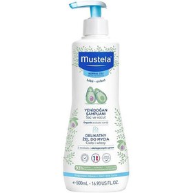 Resim Mustela Gentle Cleansing Gel Yenidoğan Şampuanı 500 ml 
