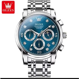 Resim Olevs 2889 Lüks Quartz Kronograf Erkek Kol Saati – Şık ve Dayanıklı Tasarım 