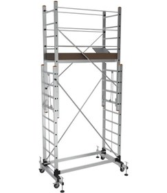 Resim Alüminyum İskele Teleskopik Sar7509 2 X 2,5 5 Metre 