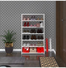Resim Kenzlife Ayakkabılık Goya Byz 120 70 30 Arkalıksız Ayakkabı Ofis Dolabı İki Bölme 