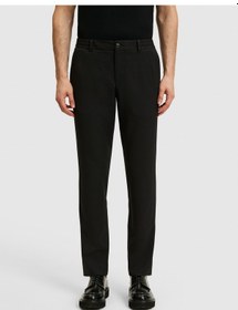 Resim Cacharel Siyah Slim Fit Beli Lastikli Pantolon 
