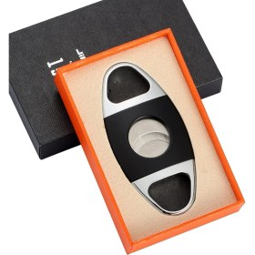 Resim Xhang Paslanmaz Çelik Klasik Puro Kesici Metal Giyotin Puro Makas Kesme Aracı Keskin Blade Puro Kesici Bıçak Hediye | Puro Aksesuarları (Yurt Dışından) 