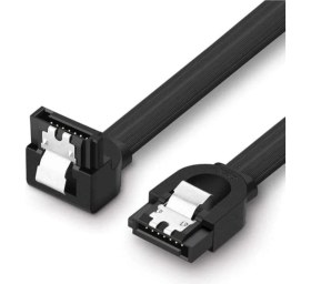 Resim SE-7030 Sata Data Kablosu 0,50CM L 90DERECE Dirsek Köşeli Sata3 7 Pin 6gbs SSD HDD Data Veri Kablosu 