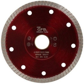 Resim Gfb Hassas Kesim İnce Turbo Elmas Seramik - Fayans Kesici 125 Mm 
