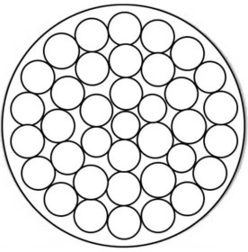 Resim Izoleli Çelik Halat 2 mm 10 Metre 