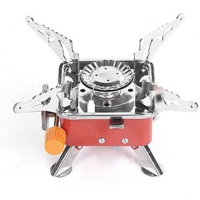 Resim Geeroyoo Hafif Ve Katlanabilir Kamp Ocağı - Yüksek Verimli 4000btu, Outdoor Pişirme İçin İdeal Çok Renkli 