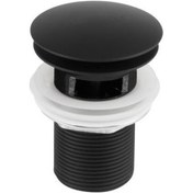 Resim Newarc 740773B Basmalı Delikli Sifon Üst Takımı Siyah 