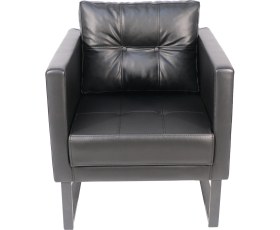 Resim Tipo Siyah Takım (Iki Tekli-Bir Üçlü) Oturma Takımı 