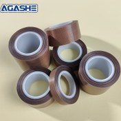 Resim AGASHE Yüksek Sıcaklık Dayanıklı PTFE Teflon Bant, 10m/32.8ft Uzunluk, Kendinden yapışkanlı, Çoklu Boyutlar, Korozyona dayanıklı, Yalıtkan, Isı Pres Makinesi Uygulanabilir, Yüzey Koruma için Vakum Mühürleme Makine Aksesuarları 