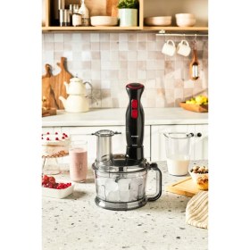 Resim Pro Multimax 6 In 1 Çok Amaçlı Mutfak Robotu ve Blender Seti Siyah 