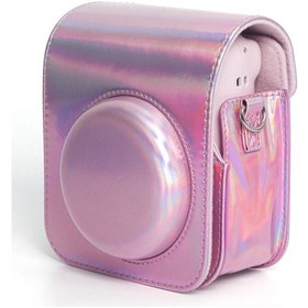 Resim Fujifilm Instax Mini 12 Fotoğraf Makinesi + 10'lu Film + Parlak Kılıf Pembe 