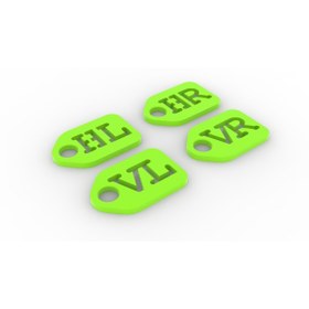 Resim Lucest Lastik Etiketi / İşaretleyici - Almanca (plastik Aparattır!!!) Uyumlu 