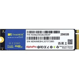 Resim Twinmos Alphapro 256gb Nvme M.2 Ssd 3600/3250mb/s 