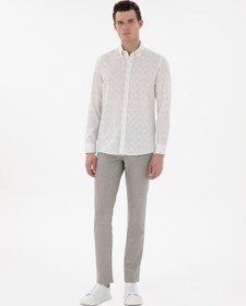 Resim Pierre Cardin Erkek Haki Pantolon Kanvas-chino 50301803-vr027 Haki 