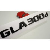 Resim GLA 300d Bagaj Parlak Siyah ABS 3M 3D Yazı Logo ORJİNAL ÜRÜN AYNI GÜN ÜCRETSİZ KARGO