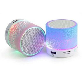 Resim Işıklı Mini Taşınabilir Bluetooth Hoparlör Kablosuz Speaker Ses Bombası Şarjlı Mp3 Çalar 