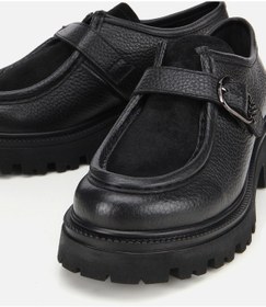 Resim Hotiç Kadın Süet Deri Siyah Toka Detaylı Yüksek Tabanlı Günlük Loafer 01ayh314360a100 Siyah 