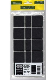 Resim Pacific 6040 BL Yapışkanlı Keçe 40 mm X 40 mm Siyah 