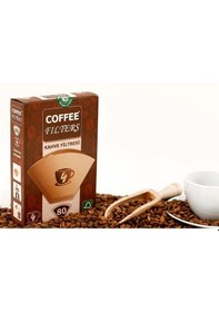 Resim Coffee Filters Kahve Filtresi 4 Numara 3 x 80'li 