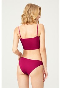 Resim Cottonhill Basic İz Yapmayan Lazer Kesim Kadın Bikini Külot 7'li Paket - 2 çok Renkli Çok Renkli 