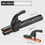 Resim Yunboo 300a Endüstriyel Elektrot Klemi - Isıya Dayanıklı Saf Bakır Kalınlaşmış - Uygun 200-400a Kaynak Makineleri İçin - Kompakt Ve Kolay Kullanım 