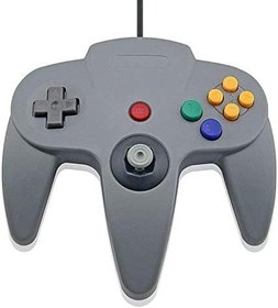 Resim N64 Controller Gray for Nintendo 64 Console System Original 