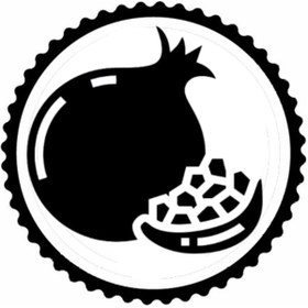 Resim Kıvırcıkyoga Nar Tasarım Sticker 10 x 10 cm 