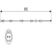 Resim BOSCH 1987473509 Fren Balata Fisi Arka BMW F10 F12 F13 34356791962 (WE191894) 