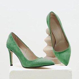 Resim Mio Gusto Basic Yeşil Stiletto 