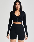 Resim Luma Zip Ceket - Siyah 