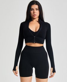 Resim Luma Zip Ceket - Siyah 