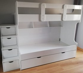 Resim Yavrulu Ranza  100 Mdf Yandan Çekmeceli Merdivenli 