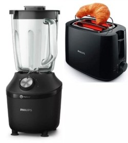 Resim Philips HR2291/41 Blender Seti ve HD2581/90 Ekmek Kızartma Makinesi Seti 