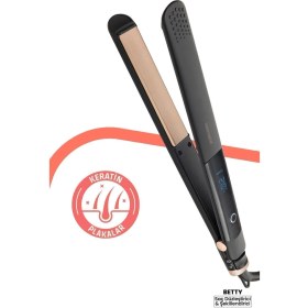 Resim Serenity Haven Iyonik Fonksiyonlu Seramik Kaplı Saç Düzleştirici, LCD Ekranlı, Beyaz 