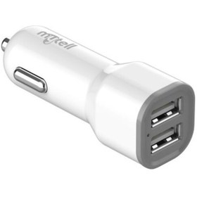 Resim PDAteknoloji Mytell Çift Usb 2.1a Araç Şarj Başlığı - Beyaz 