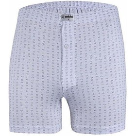 Resim 3'Lü Yıldız 35 Emprime Penye Desenli Erkek Boxer 