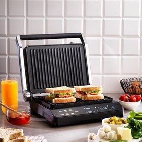 Resim Schafer DigiChef Izgara ve Tost Makinesi-Inox 