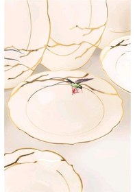 Resim Mikasa Moor Bellini Harmony Gold 74 Parça Yemek Seti 