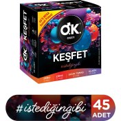 Resim Okey Prezervatif 45'li Karışık Çeşit Zero Zirve Sıcak Temas Klasik Ultra İnce ve Farklı Doku Seçenekleri 
