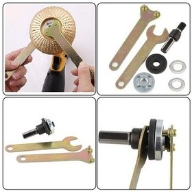 Resim Matkap Disk Bağlama Aparatı Disk Bağlama Matkap Montaj Adaptörü 