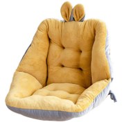 Resim Cartoon Short Plush Seat Cushion Wear Resistant Ultra-Thick Super Soft Stuffed Sitting Mat Chair Pillow Decor QingHai 